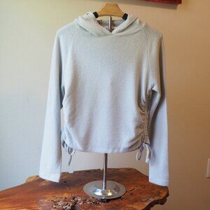 Poof New York Youth (or Small Women's) Large Gray Sweater